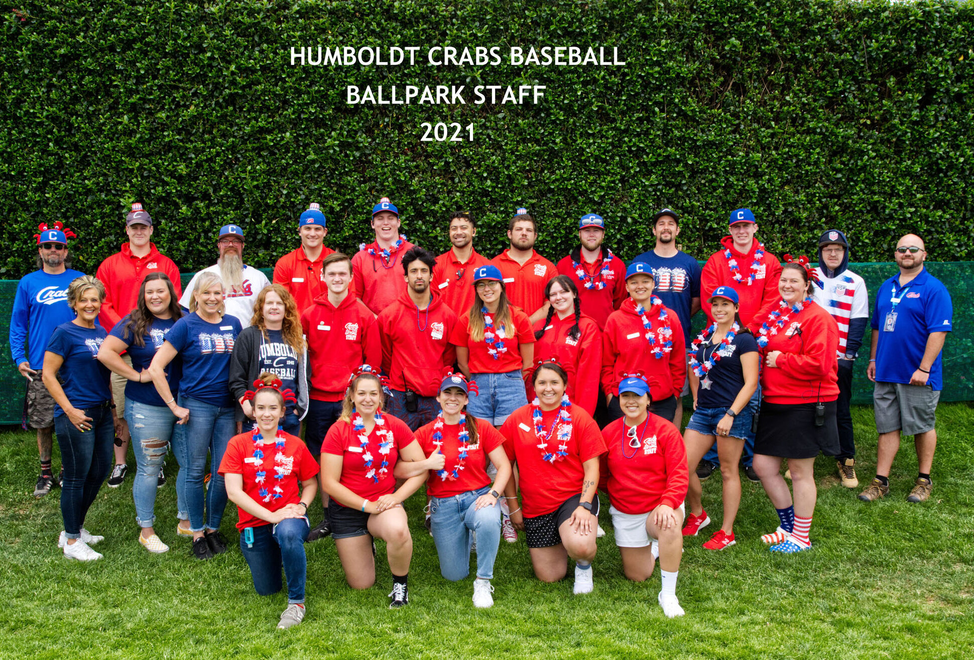Photo of the Crabs ballpark staff