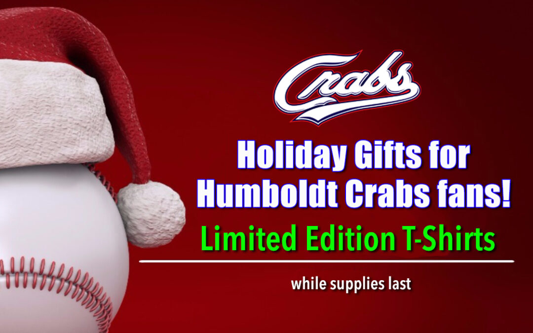 NEW! Holiday Crabs T-shirts – visit the SHOP page